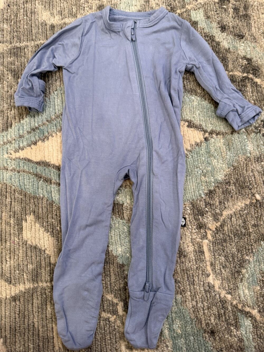 Kyte Newborn Bamboo Footie Full Zip NEW